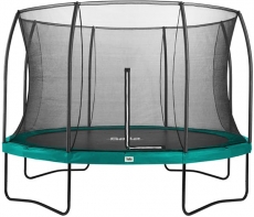 Батут с защитной сеткой Salta Comfort Edition 427 см Green